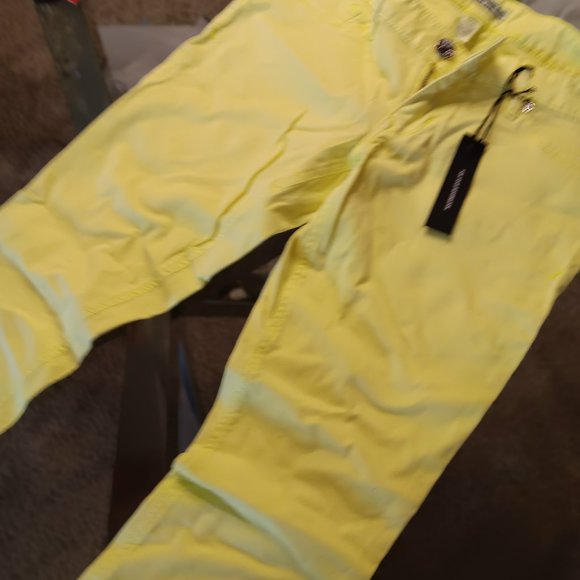 Express yellow low rise jeans size 8 - Picture 3 of 4